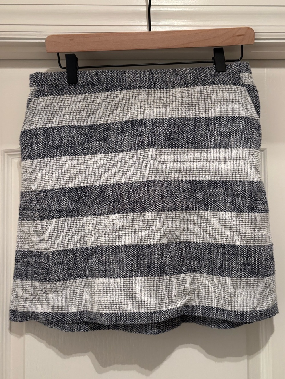Women’s A New Day horizontal striped mini skirt size M